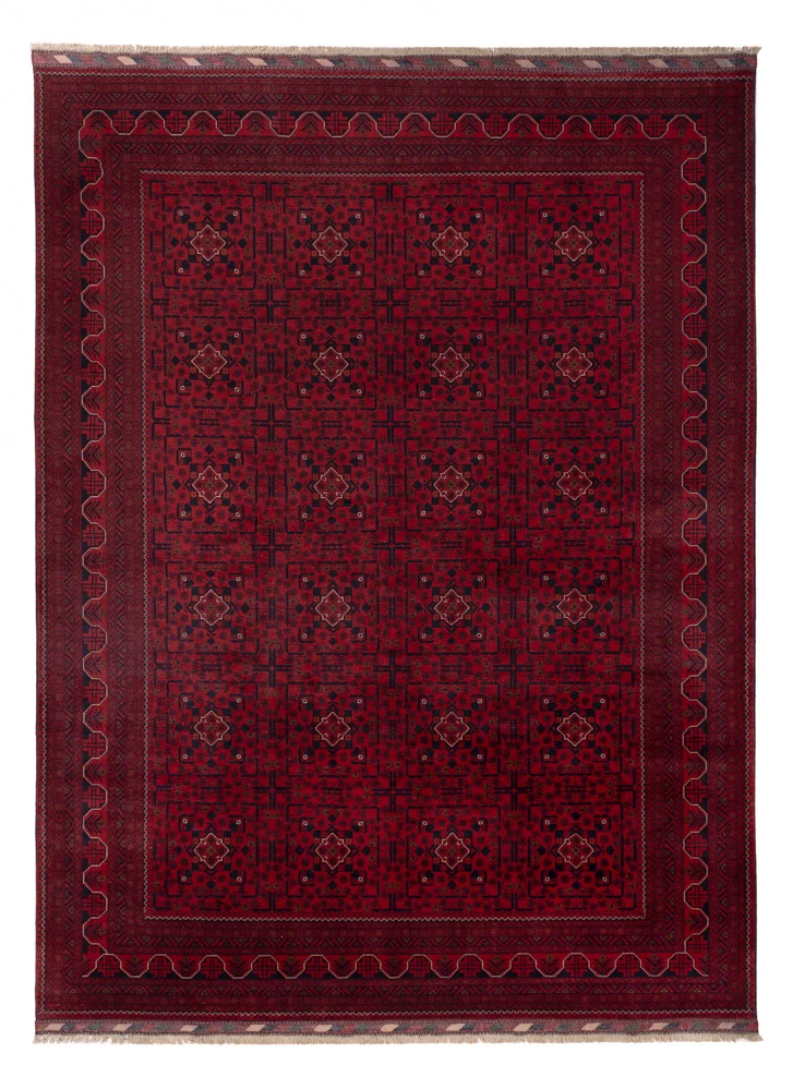 Afghanske tepper - Kunduz - 347 x 254 cm - rød