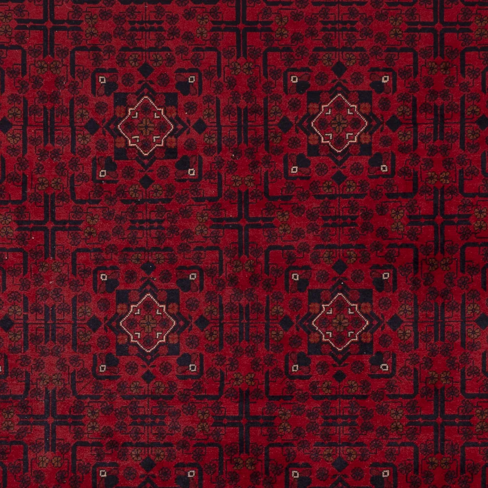 Afghanske tepper - Kunduz - 347 x 254 cm - rød