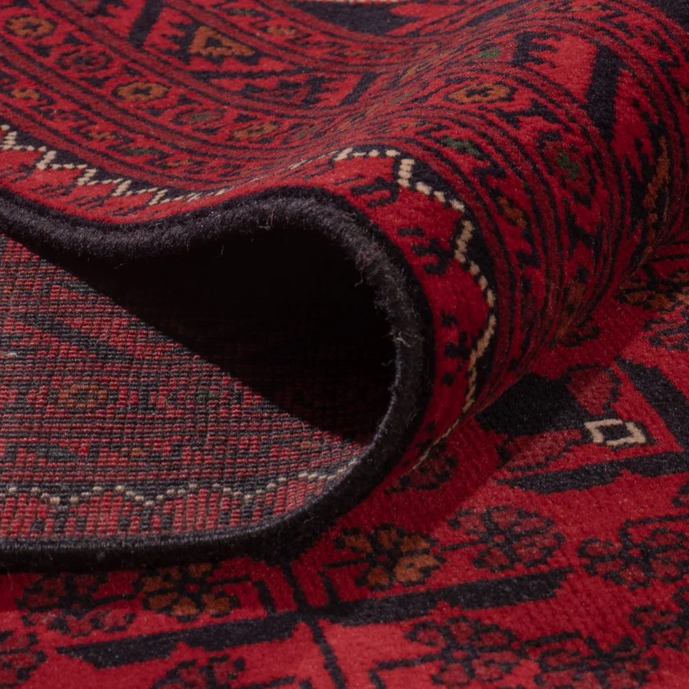 Afghanske tepper - Kunduz - 347 x 254 cm - rød