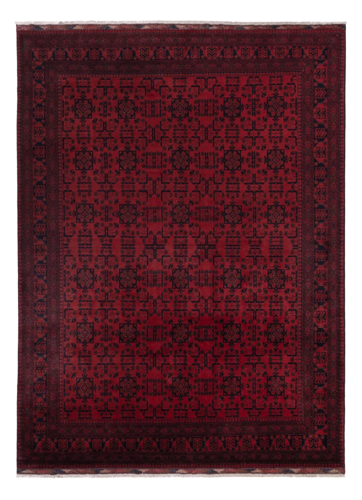 Afghanske tepper - Kunduz - 349 x 251 cm - rød