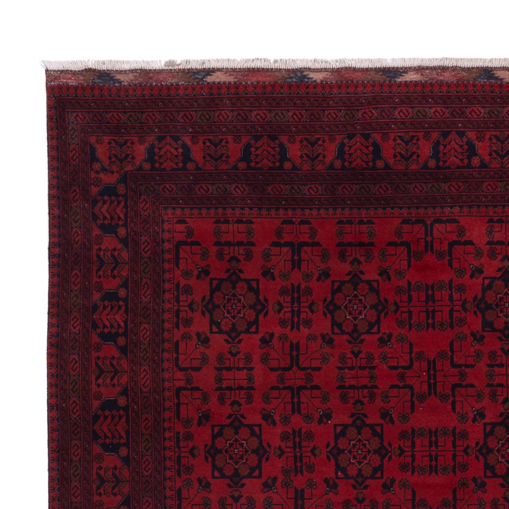 Afghanske tepper - Kunduz - 349 x 251 cm - rød