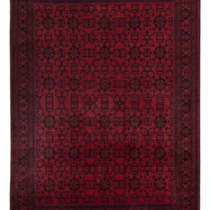 Afghanske tepper - Kunduz - 349 x 251 cm - rød