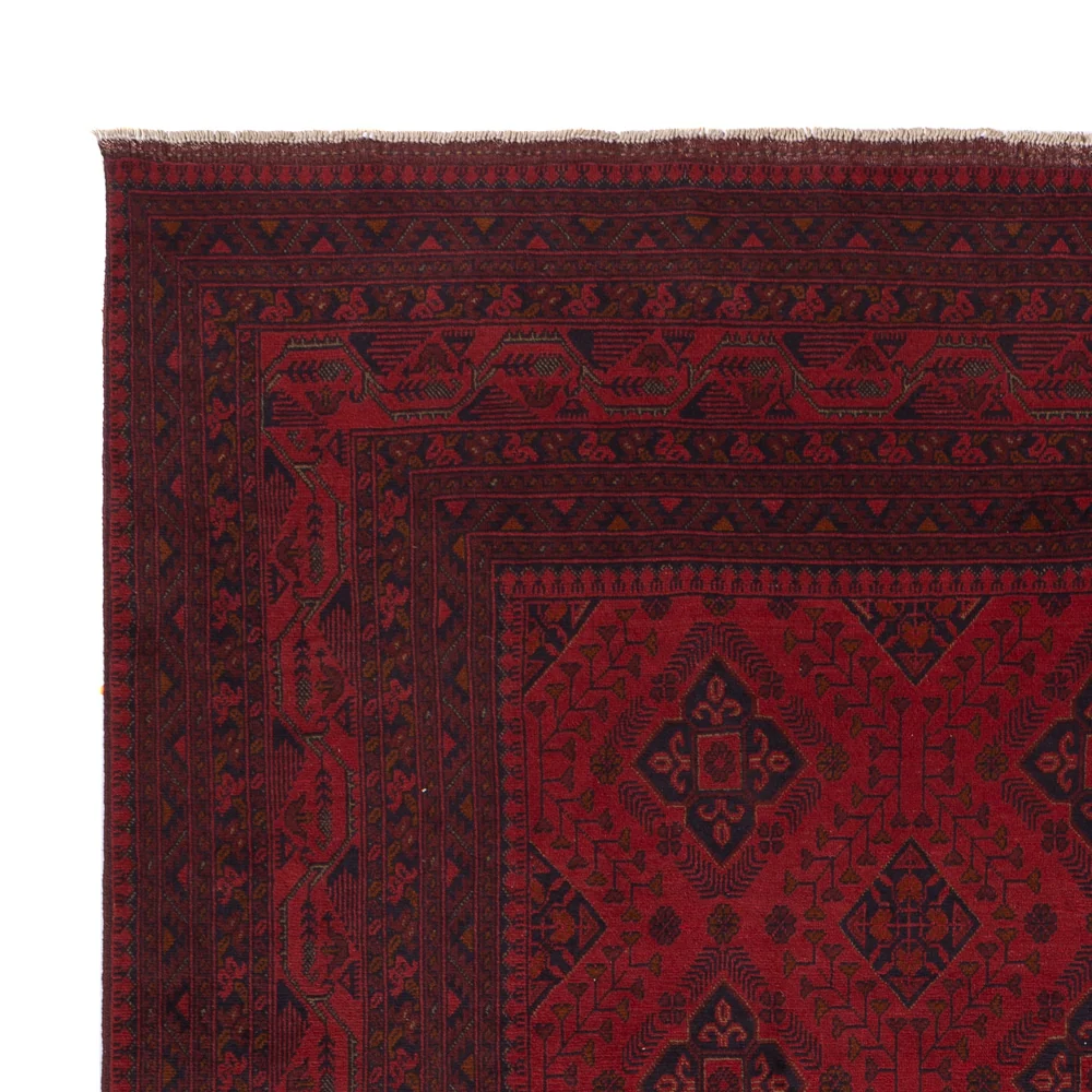 Afghanske tepper - Kunduz - 350 x 253 cm - rød