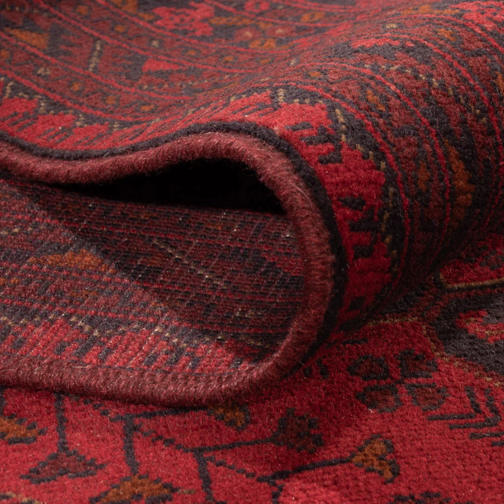 Afghanske tepper - Kunduz - 350 x 253 cm - rød