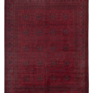 Afghanske tepper - Kunduz - 350 x 256 cm - rød