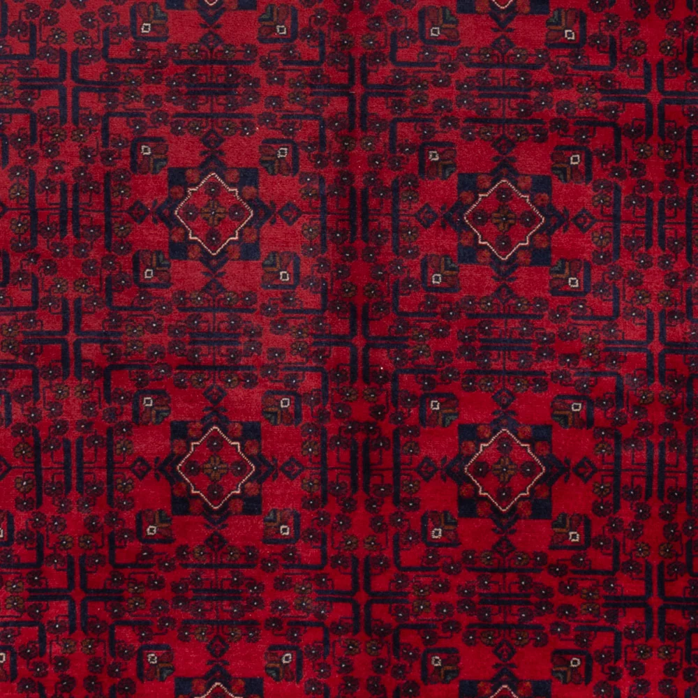 Afghanske tepper - Kunduz - 351 x 247 cm - rød