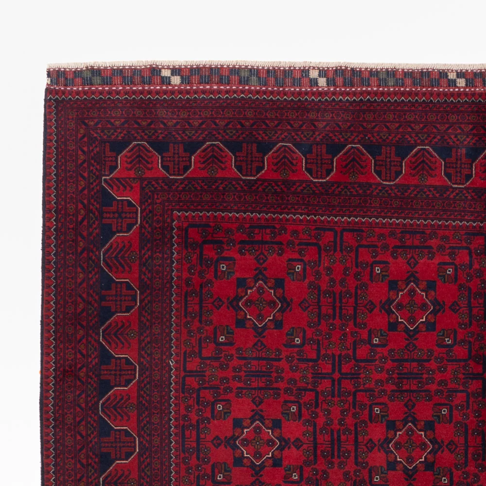 Afghanske tepper - Kunduz - 351 x 247 cm - rød