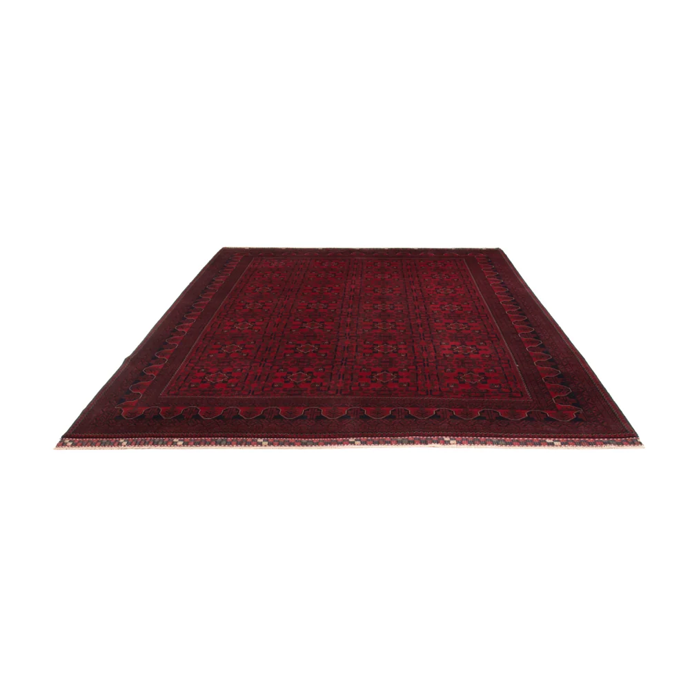 Afghanske tepper - Kunduz - 351 x 247 cm - rød