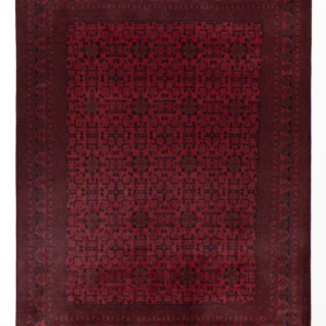 Afghanske tepper - Kunduz - 351 x 254 cm - rød