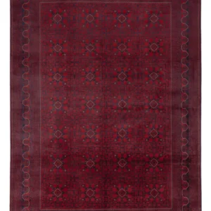 Afghanske tepper - Kunduz - 354 x 248 cm - rød