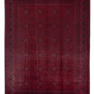 Afghanske tepper - Kunduz - 357 x 247 cm - rød