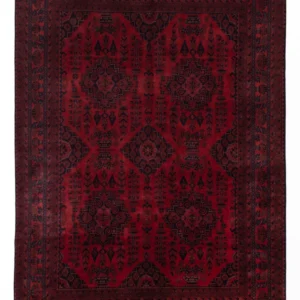 Afghanske tepper - Kunduz - 361 x 251 cm - rød