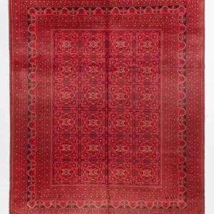 Afghanske tepper - Kunduz - 366 x 297 cm - rød
