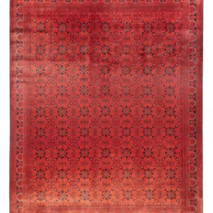 Afghanske tepper - Kunduz - 383 x 300 cm - rød