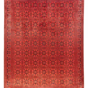 Afghanske tepper - Kunduz - 391 x 295 cm - rød