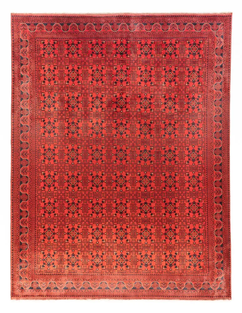Afghanske tepper - Kunduz - 391 x 295 cm - rød