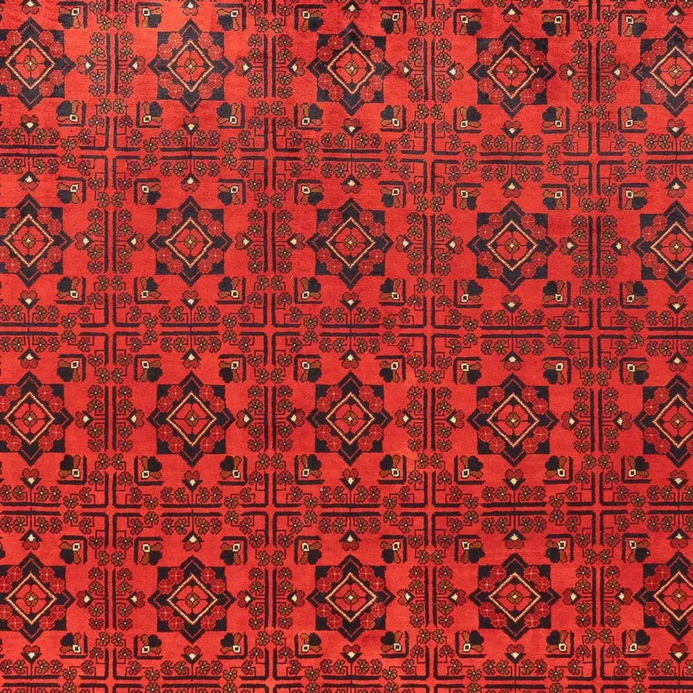 Afghanske tepper - Kunduz - 391 x 295 cm - rød