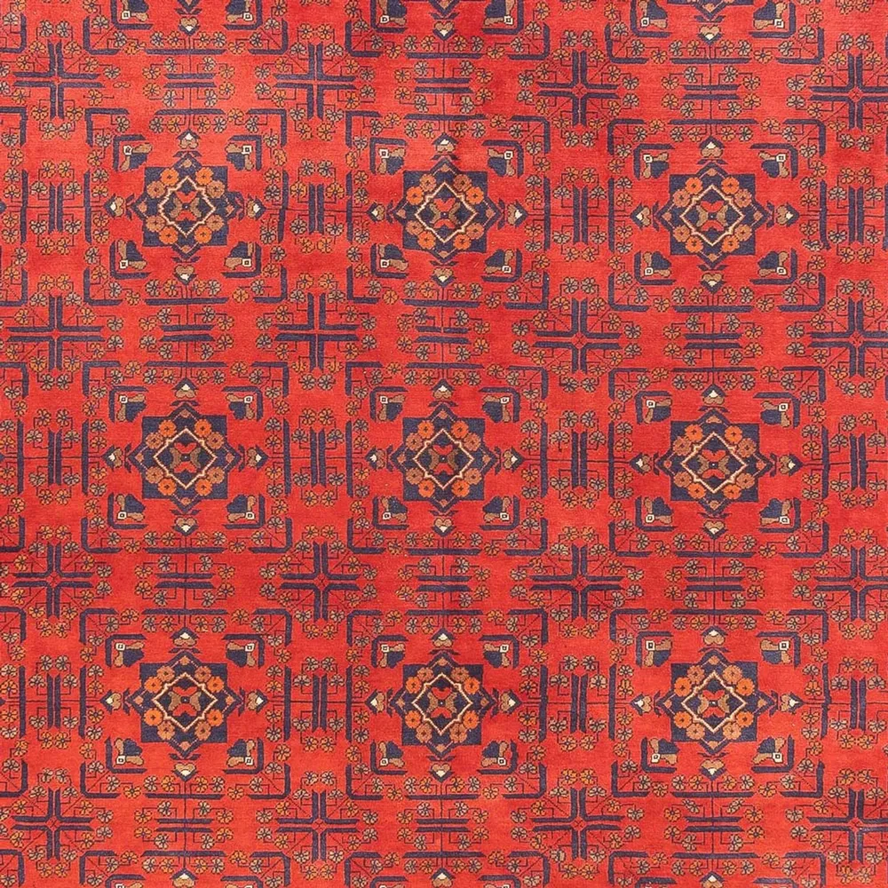 Afghanske tepper - Kunduz - 391 x 296 cm - rød