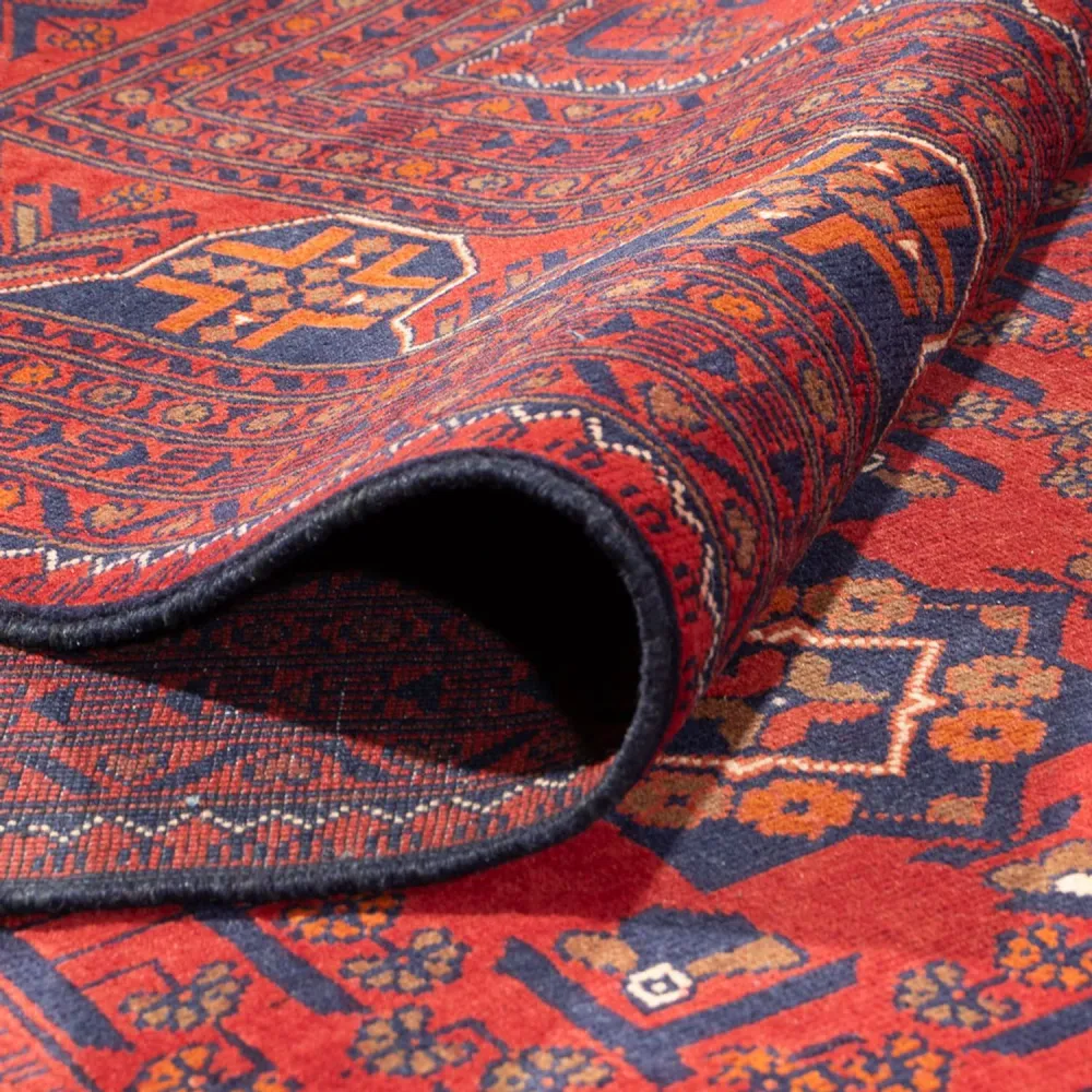 Afghanske tepper - Kunduz - 391 x 296 cm - rød