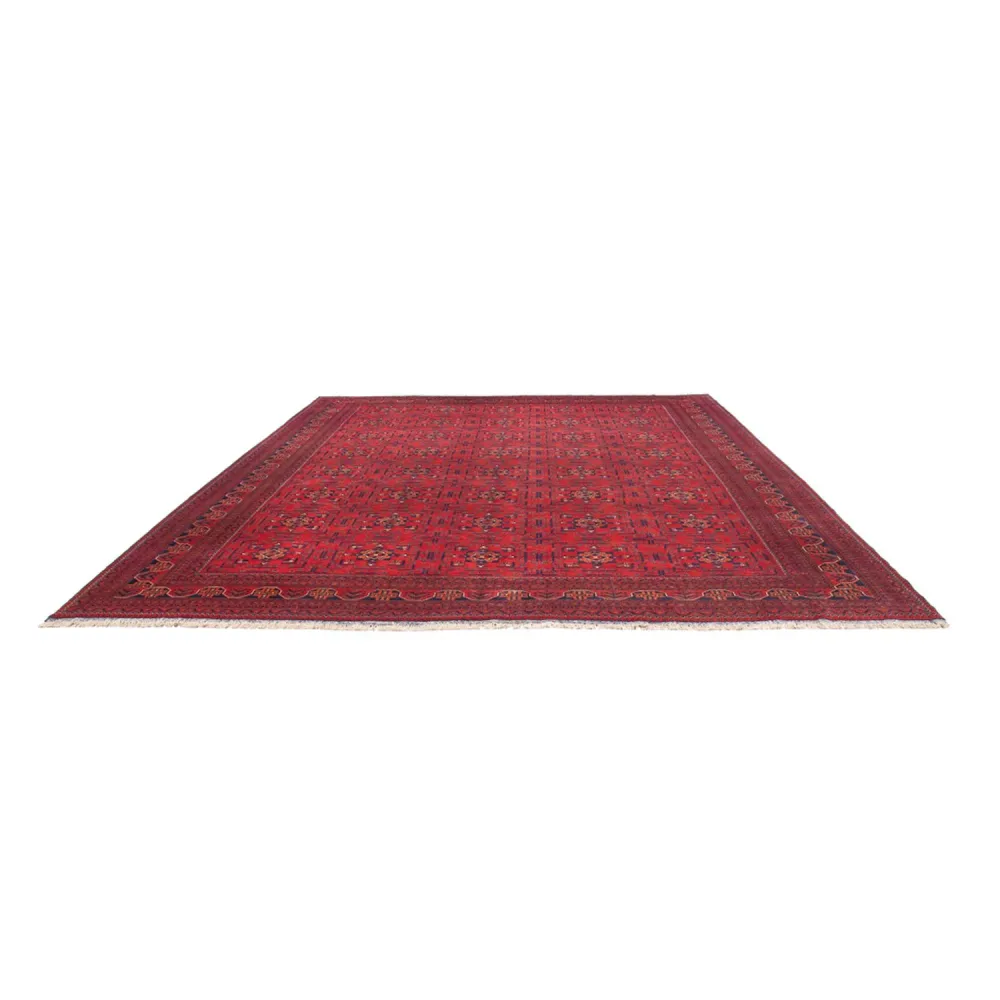 Afghanske tepper - Kunduz - 391 x 296 cm - rød