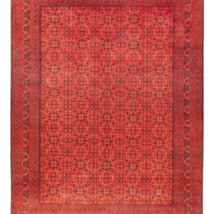Afghanske tepper - Kunduz - 393 x 300 cm - rød