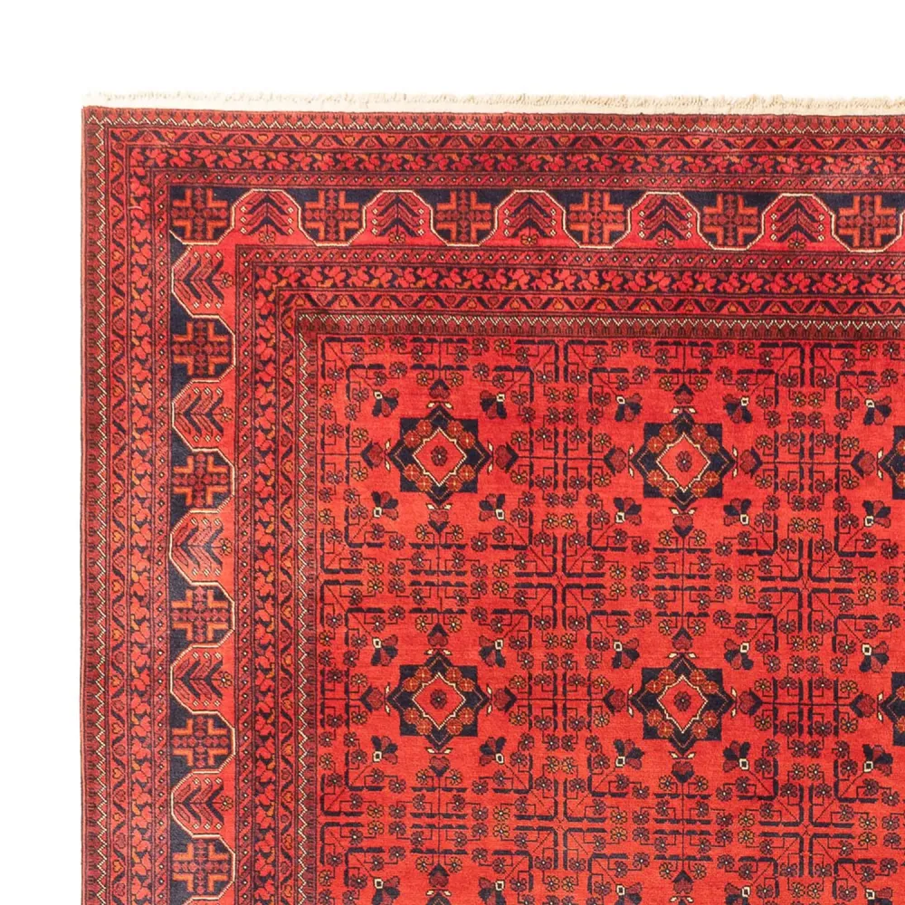 Afghanske tepper - Kunduz - 394 x 299 cm - rød