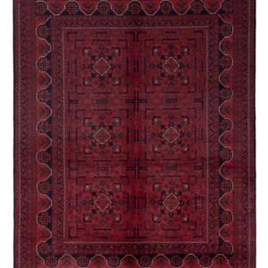Afghanske tepper - Kunduz - Royal - 199 x 150 cm - rød