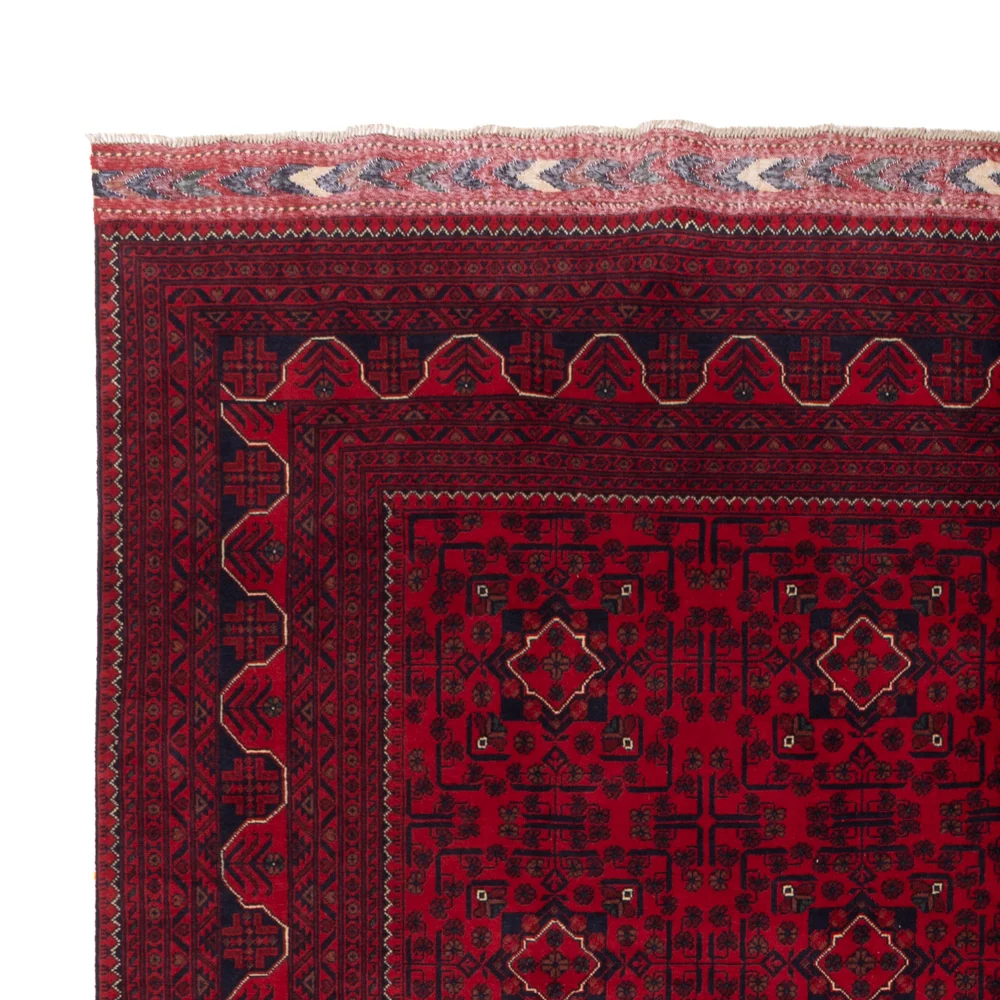 Afghanske tepper - Kunduz - Royal - 357 x 250 cm - rød