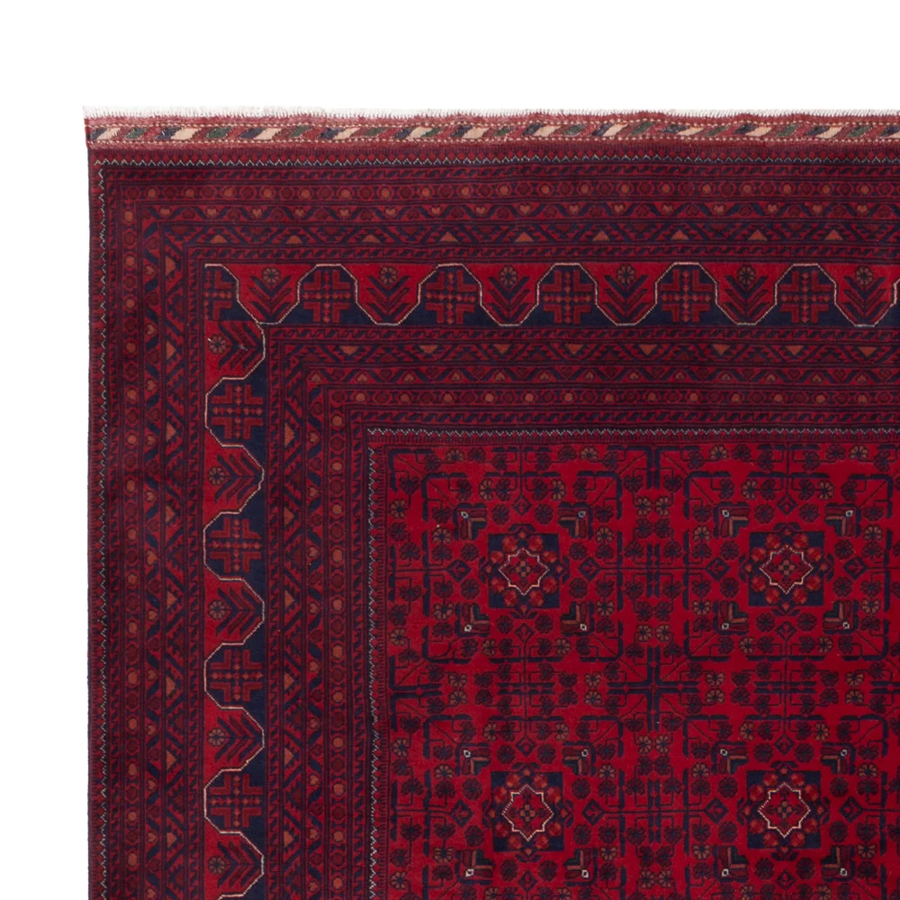 Afghanske tepper - Kunduz - Royal - 366 x 255 cm - rød