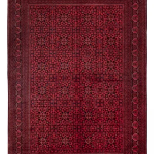 Afghanske tepper - Kunduz - Royal - 370 x 252 cm - rød
