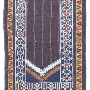Balutsj-teppe - 110 x 69 cm - blå