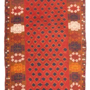 Balutsj-teppe - 119 x 72 cm - flerfarget