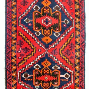 Balutsj-teppe - 125 x 72 cm - rød