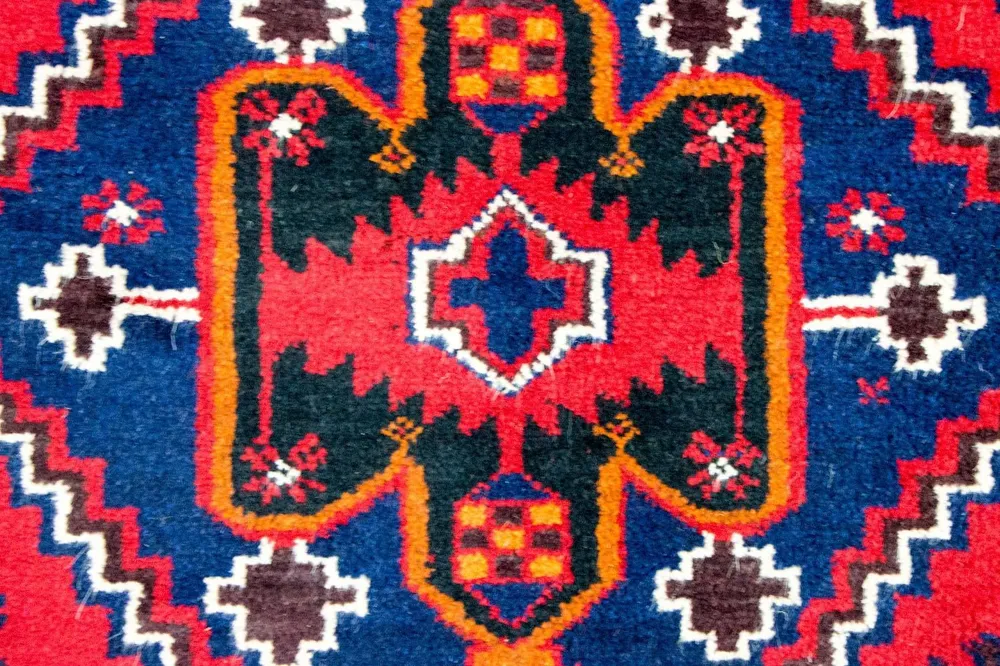 Balutsj-teppe - 125 x 72 cm - rød