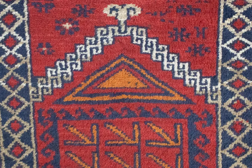Balutsj-teppe - 125 x 73 cm - brun