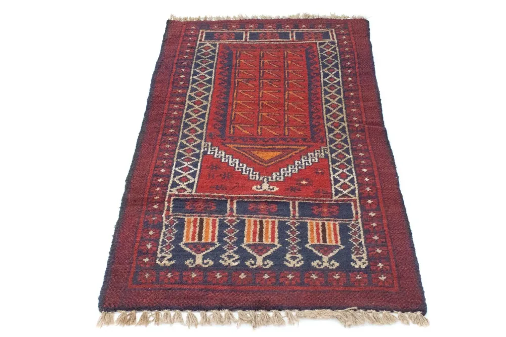 Balutsj-teppe - 125 x 73 cm - brun