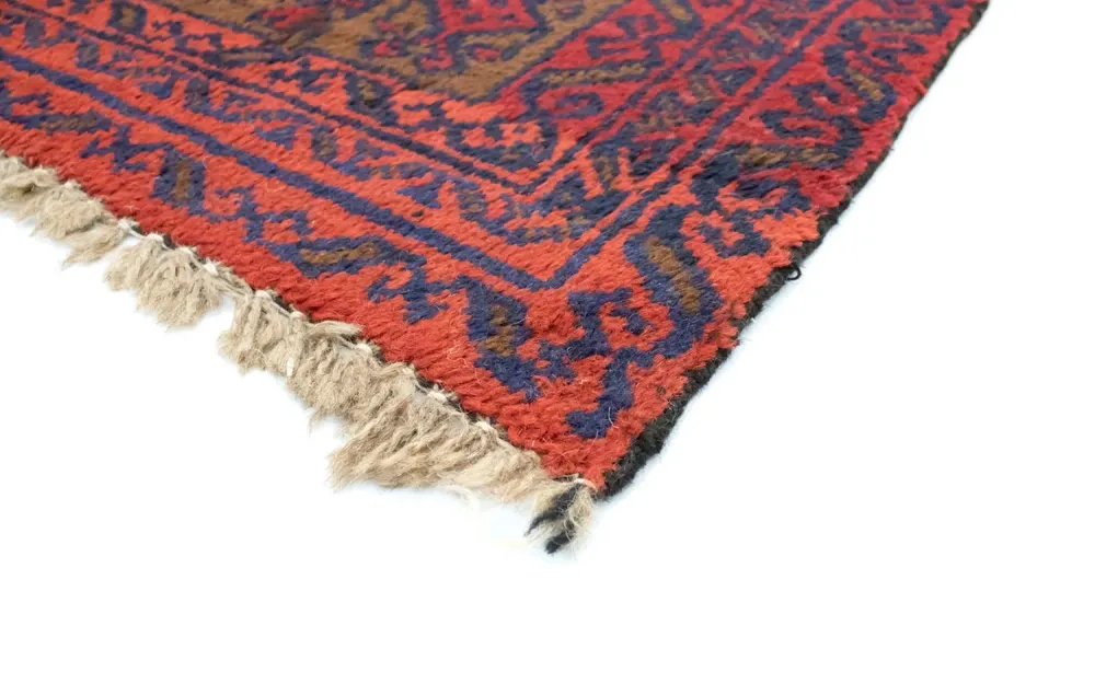 Balutsj-teppe - 126 x 74 cm - rød