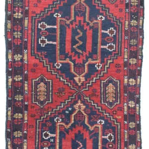 Balutsj-teppe - 127 x 77 cm - blå