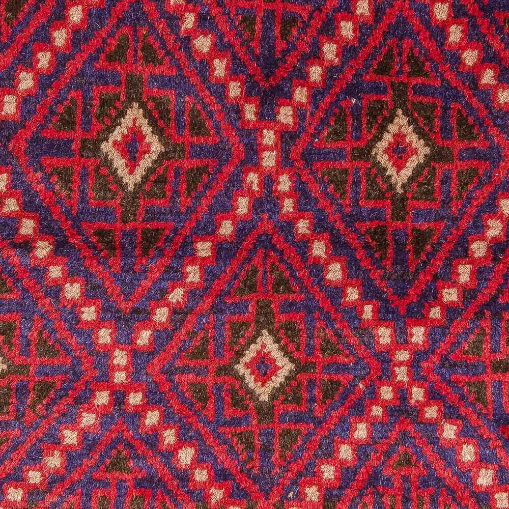 Balutsj-teppe - 127 x 85 cm - flerfarget