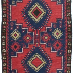Balutsj-teppe - 128 x 81 cm - rød