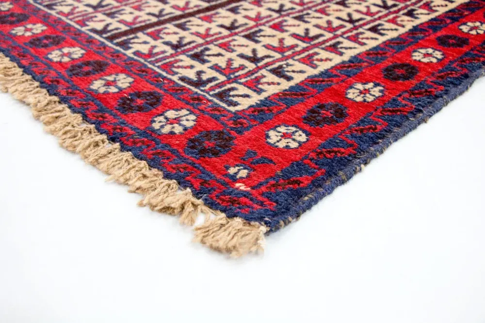 Balutsj-teppe - 130 x 75 cm - beige