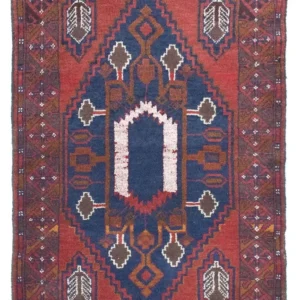 Balutsj-teppe - 131 x 82 cm - blå