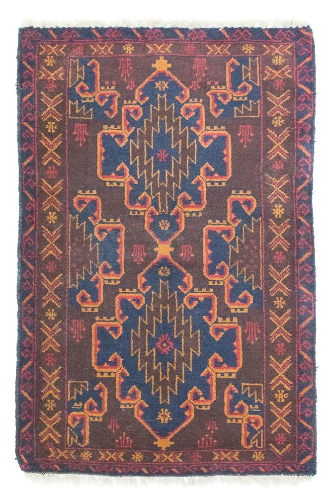 Balutsj-teppe - 131 x 87 cm - brun