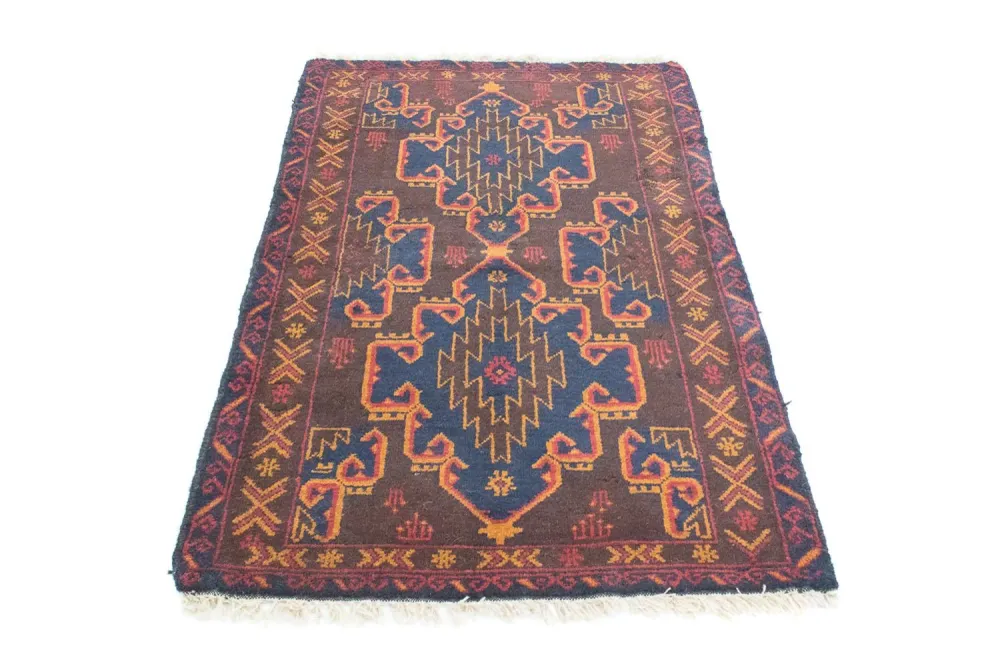Balutsj-teppe - 131 x 87 cm - brun