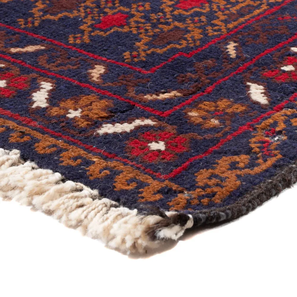 Balutsj-teppe - 131 x 71 cm - flerfarget