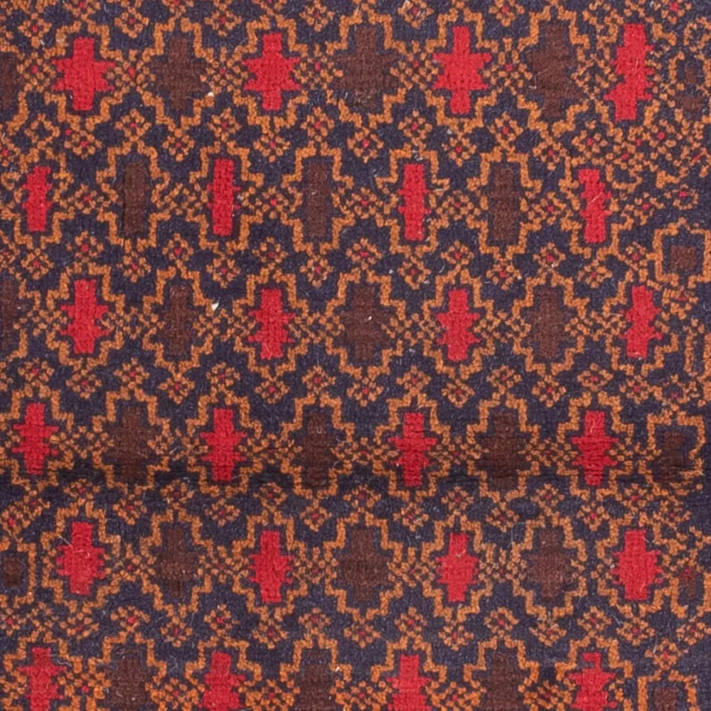 Balutsj-teppe - 131 x 72 cm - flerfarget