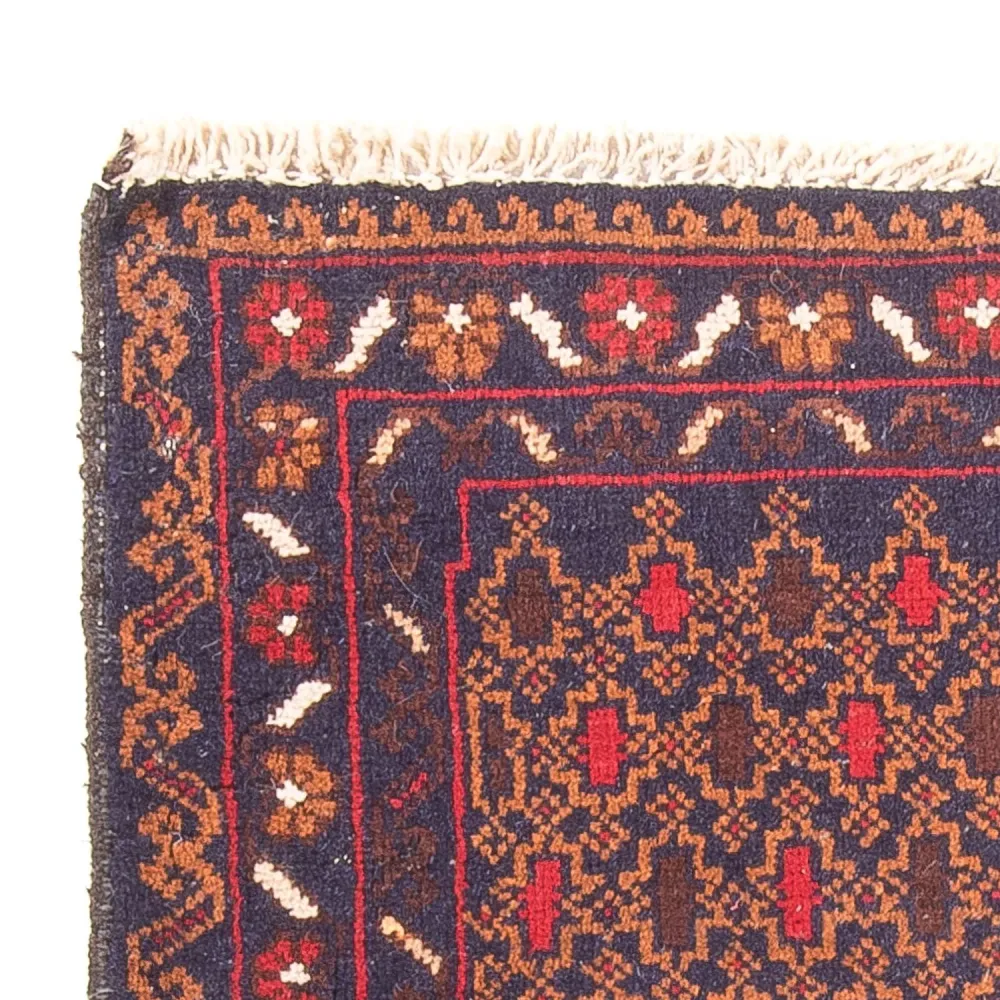 Balutsj-teppe - 131 x 72 cm - flerfarget