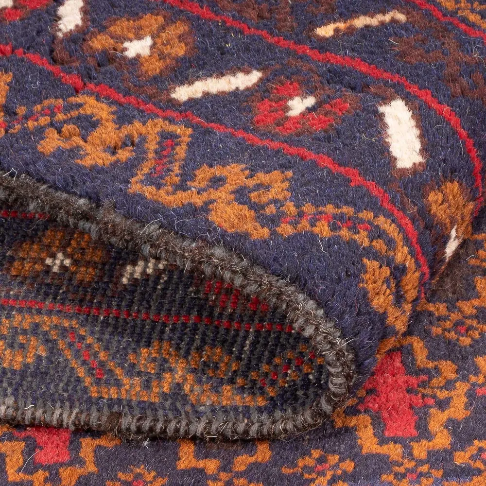 Balutsj-teppe - 131 x 72 cm - flerfarget