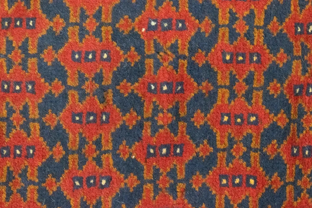 Balutsj-teppe - 132 x 78 cm - blå