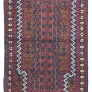 Balutsj-teppe - 132 x 88 cm - brun